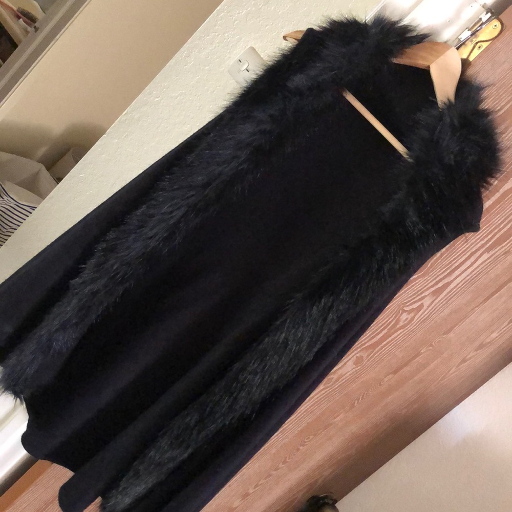 Faux fur vest